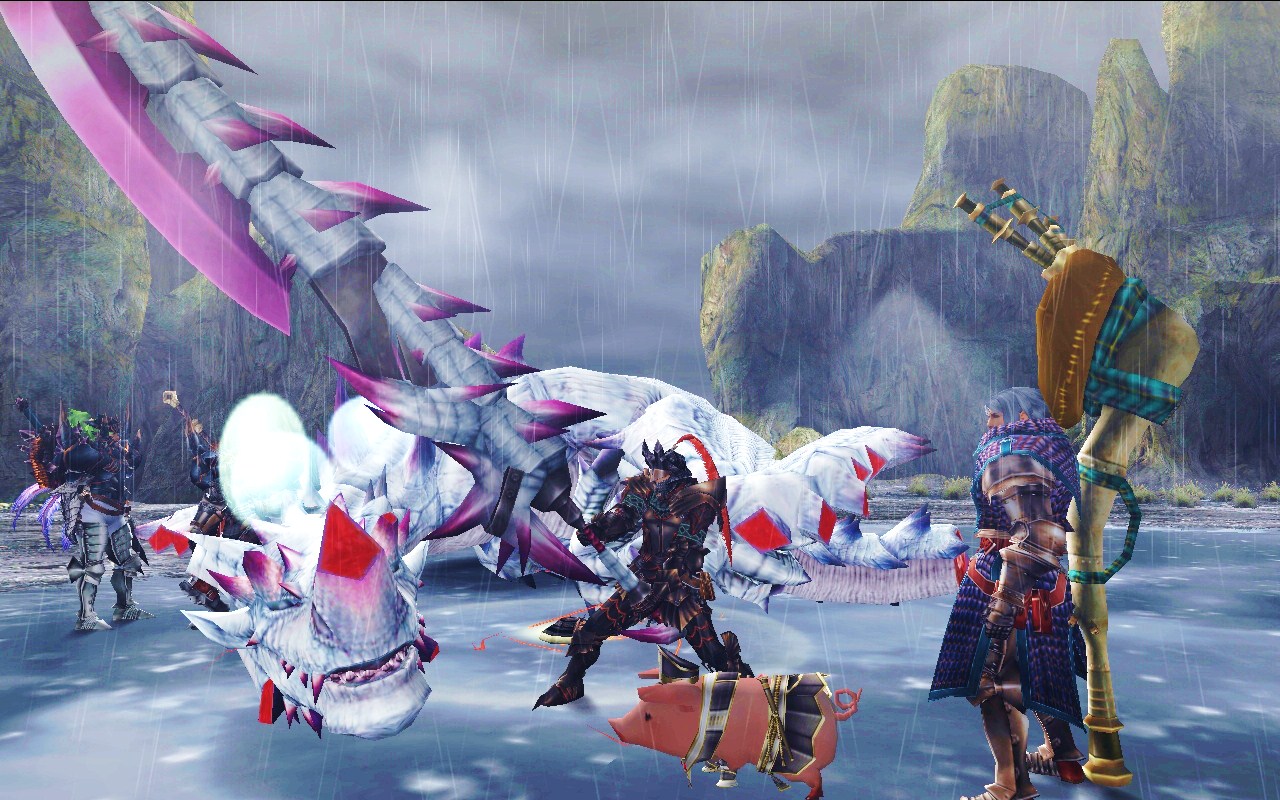 Hunting the very very aggressive White Espinas....