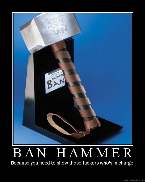 I am the paladin, and this is my hammer.
Any questions?