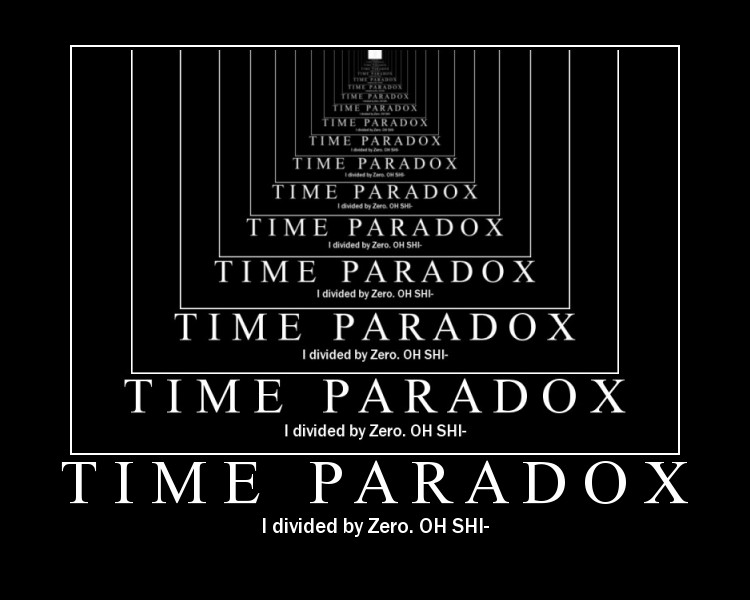 I divided by zero, OH SHI-