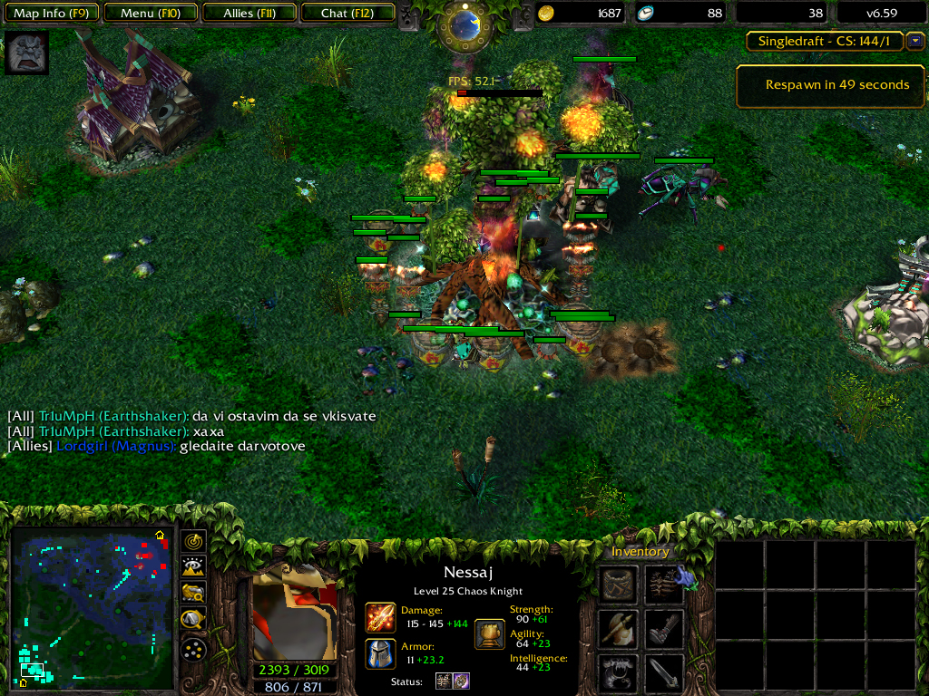 I know most of the Hive members hate dota, but I must insist this is the most defended 'Tree of the Life' EVER!
Someone should go BD...and die...