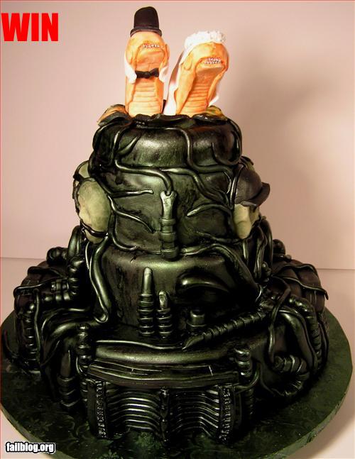 I love wedding cakes like this.