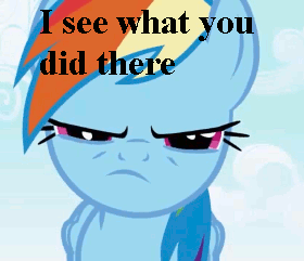 I see what you did there