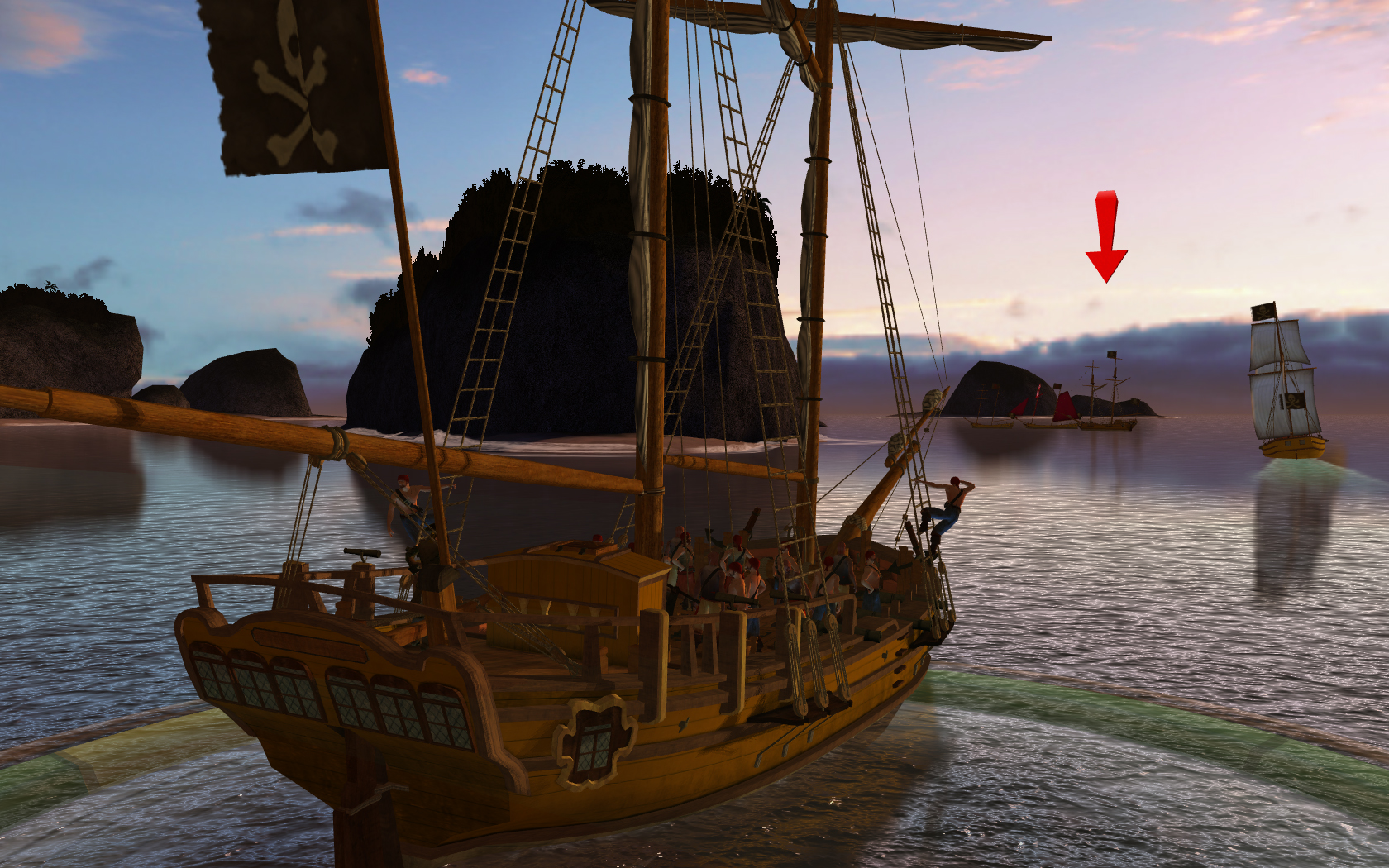 I used this picture for the loading screen in my Naval Battle map in the beta versions