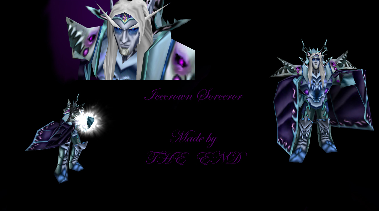 Icecrown Sorceror, part of my Death Knight skin pack that Dio, A.R. and I made..available on WC3Campaigns
