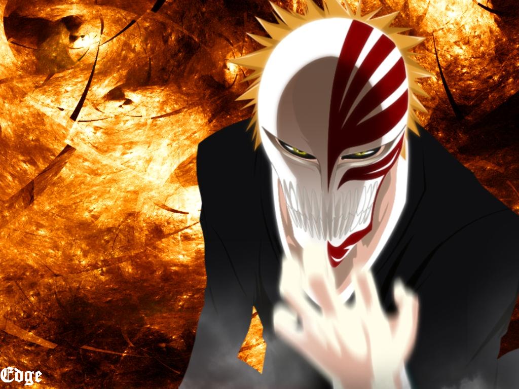Ichigo with Hallow mask.