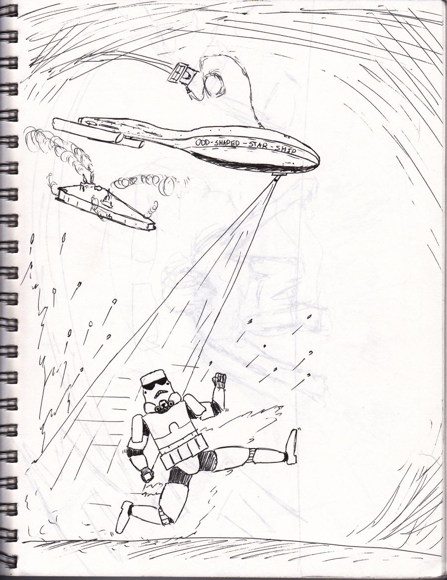 If you are unfamiliar with Star Trek and Star Wars,

This picture isn't for you....