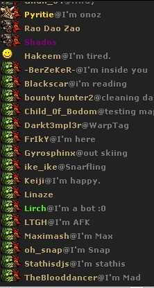 I'm...