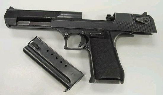 IMI Desert Eagle .44 Magnum slide open