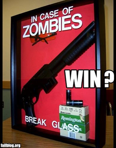 In case of zombies ONLY