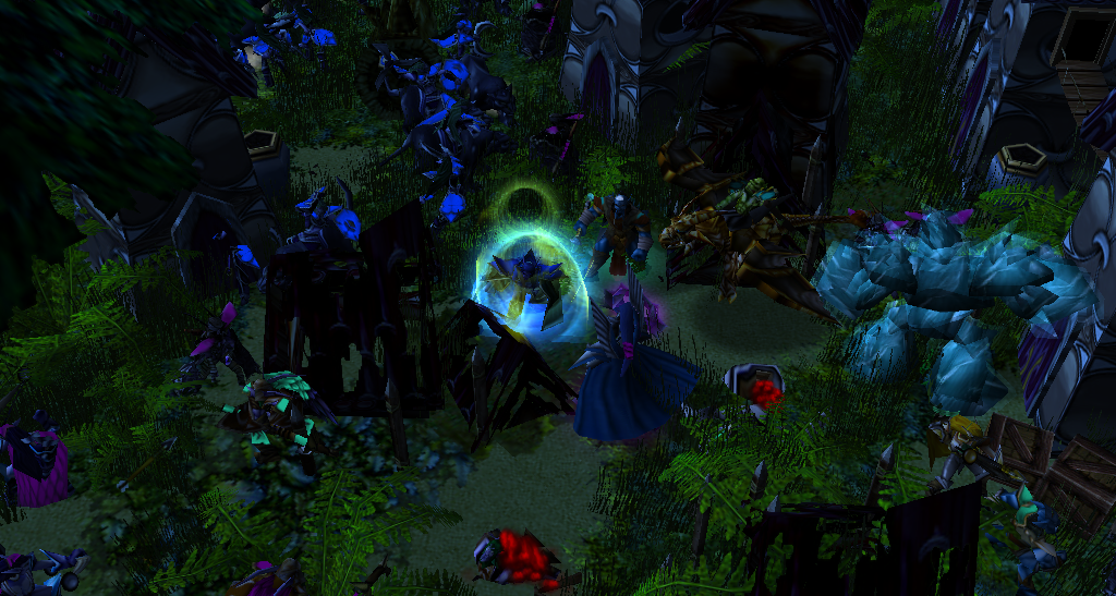 In case you forgot, a Na'vi squad is fighting a Moonlight regiment backed up by the Protectorate.

Einnor: “Lord Dragram, can you cast some protecti