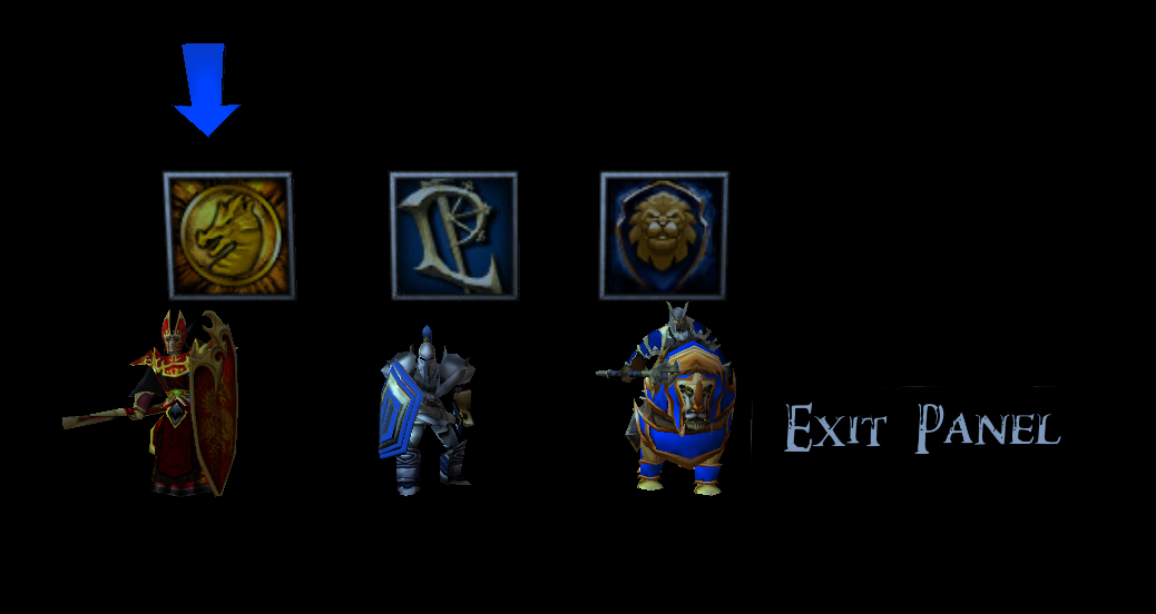 In-game Talent tree