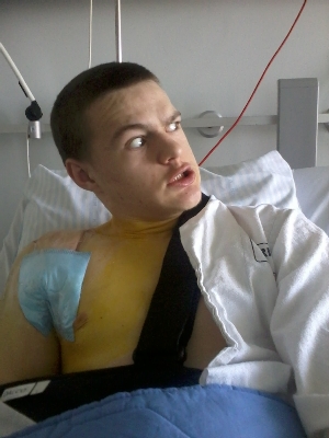 Insane patient