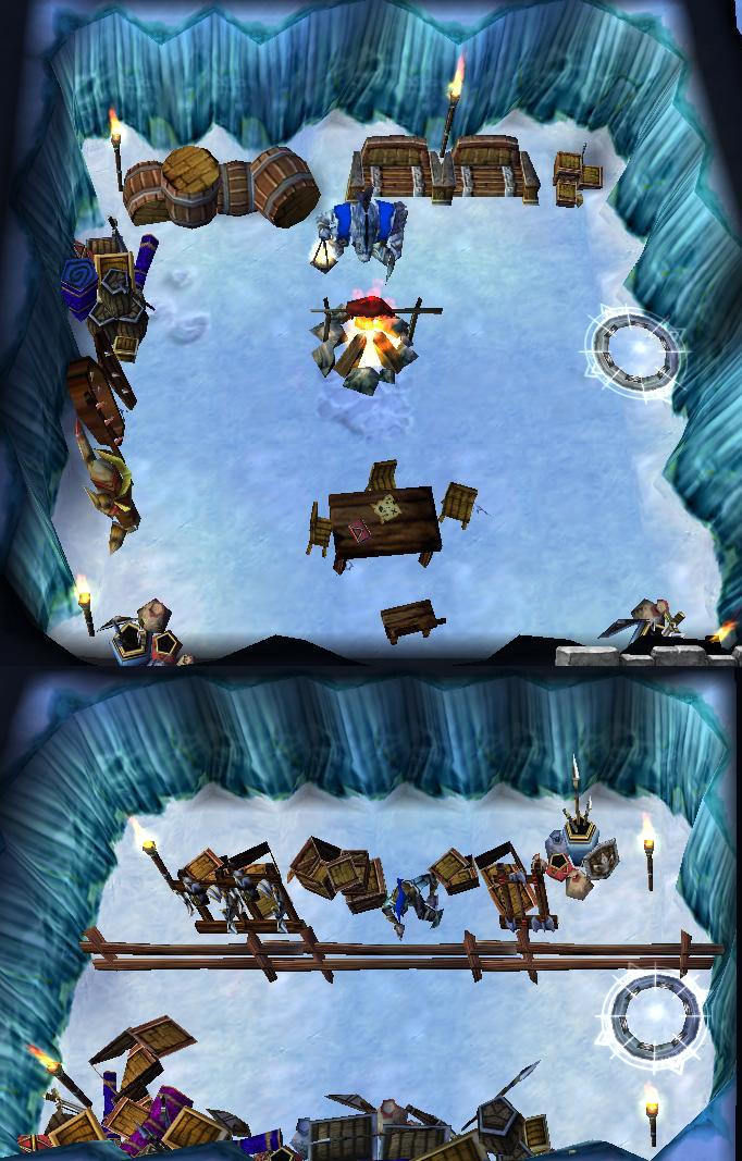 Inside 2 of the igloos. Act1