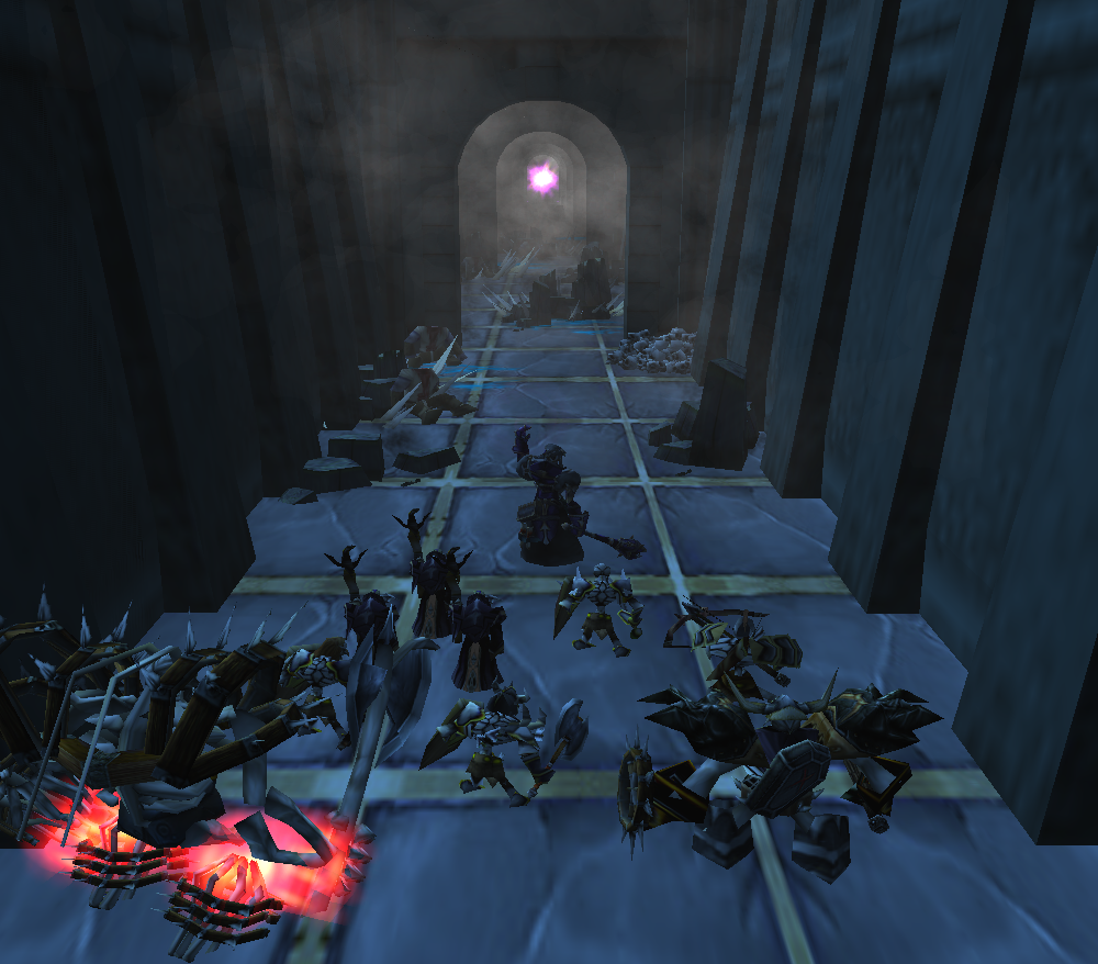 Into the cursed Fortress

The Fallen entered the ruined Dwarven fortress. What they saw was a hallway that once stood proud and high, a Symbol of dw