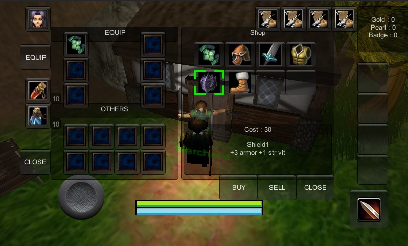 Inventory + Shop