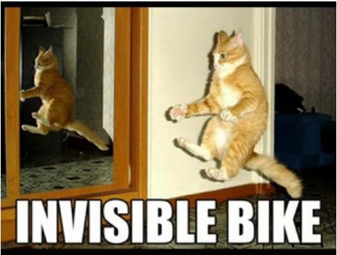 invisible bike