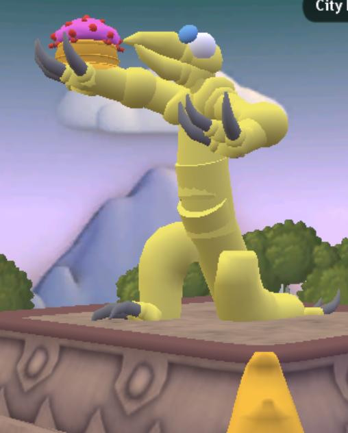 Its a Statue of Pyritie! He's holding a cupcake! Head isn't very good, I'm not good at building heads. Also to lazy to do wings, and sorry for head lo