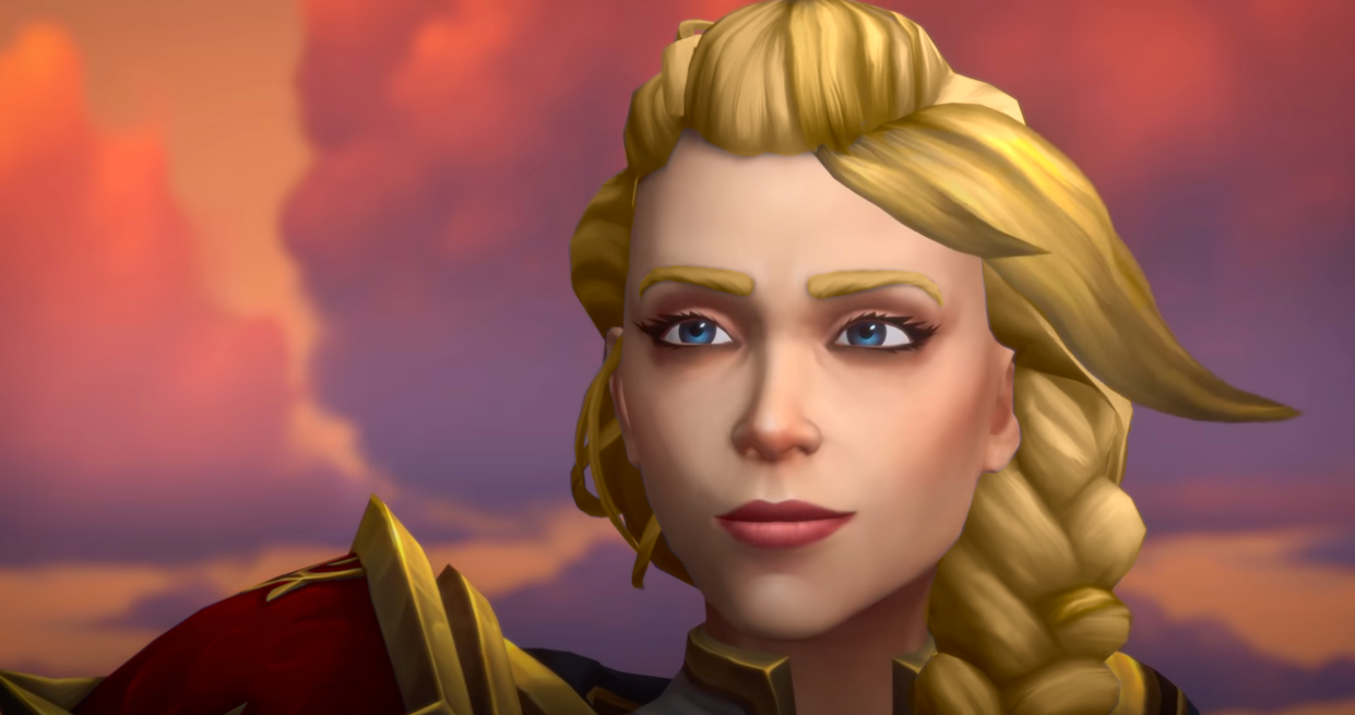 Jaina smiling, from Crossroads cinematic, lovely&blonde~
