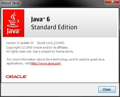 java version