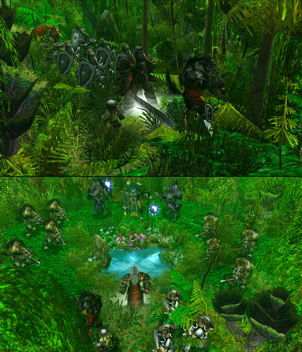 "Jungle Fever"

Gnarl: So dis temple of sleepers.
Kher: Dreamers.
Gnarl: Ye dat to. Tell me does it have something valuable? Gold by any chance?
