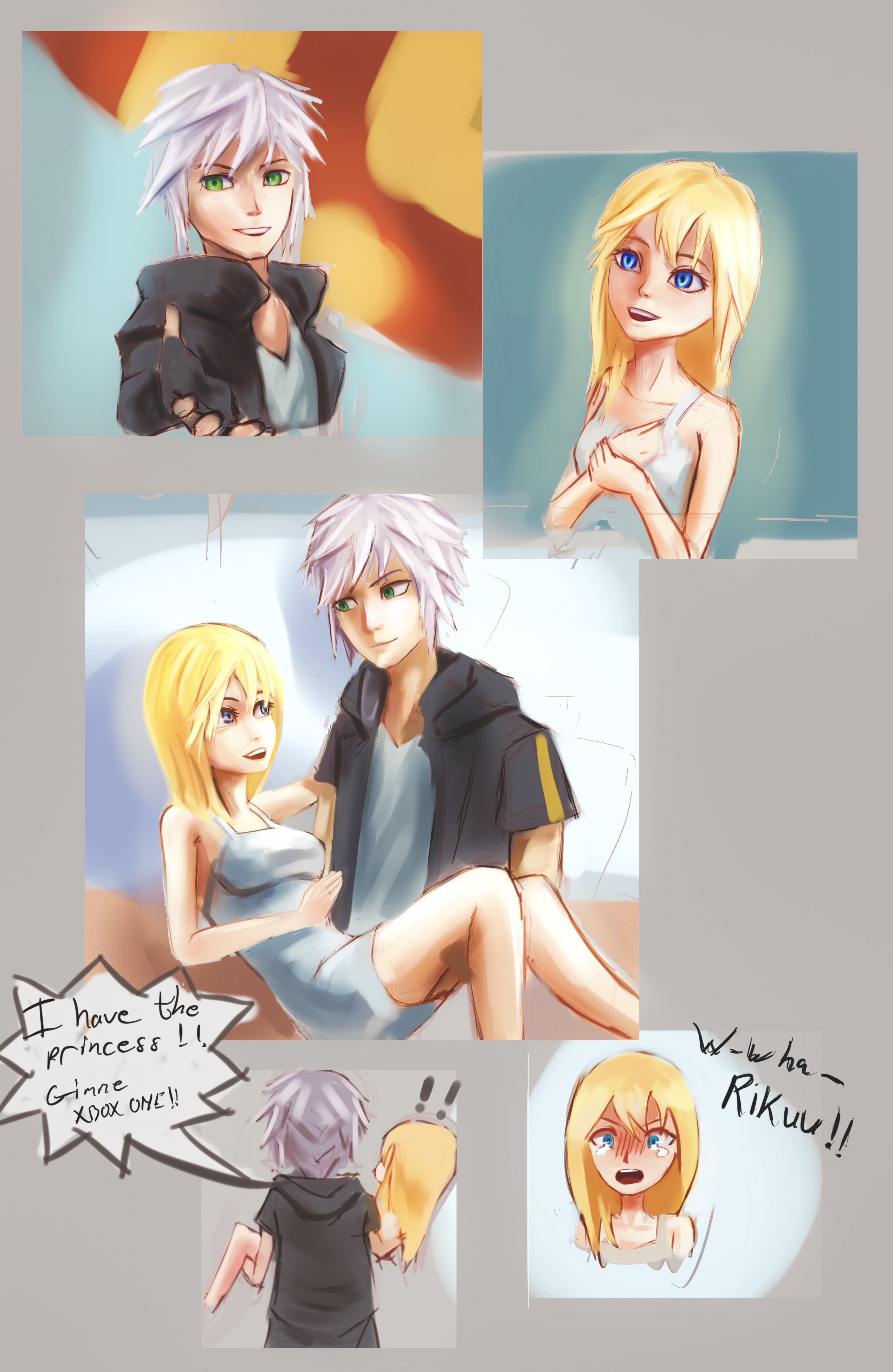 just being lazy. kingdom hearts 3