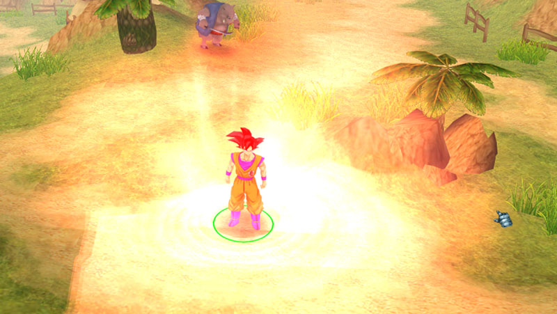 Just Goku being shiny.