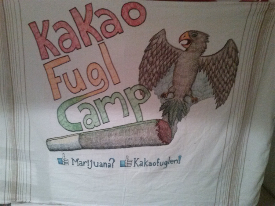 ===KakaoFuglCamp Banner===
The banner we will be using for our personal camp at Roskilde Festival this year. You are welcome to join us :)
Find the