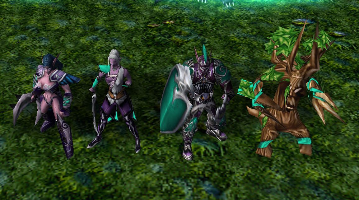 Kaldorei Warrior Units