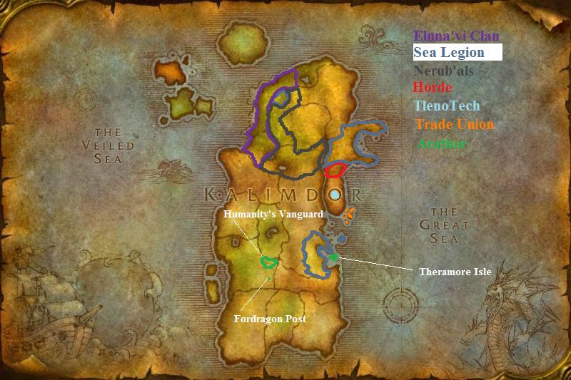 Kalimdor in DP (After the fall of Trolmania)

Made for Blood Raven.