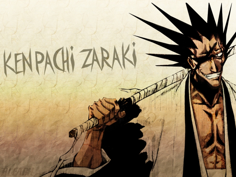 kenpachi zaraki easly the coolest character in bleach