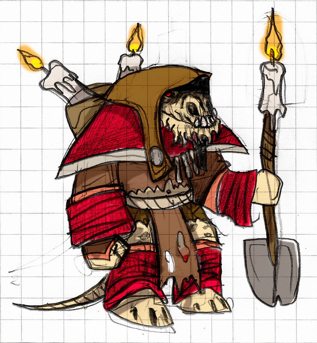 Kobold Geomancer concept