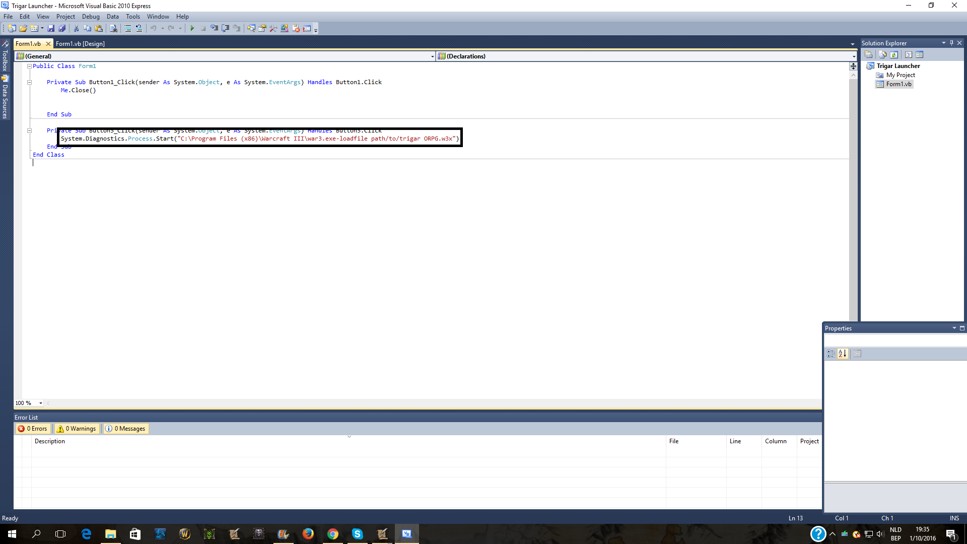 Launcher