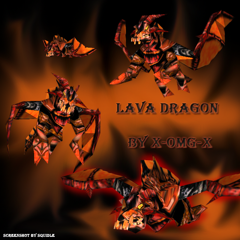 Lava Dragon, Skin by X-OMG-X
