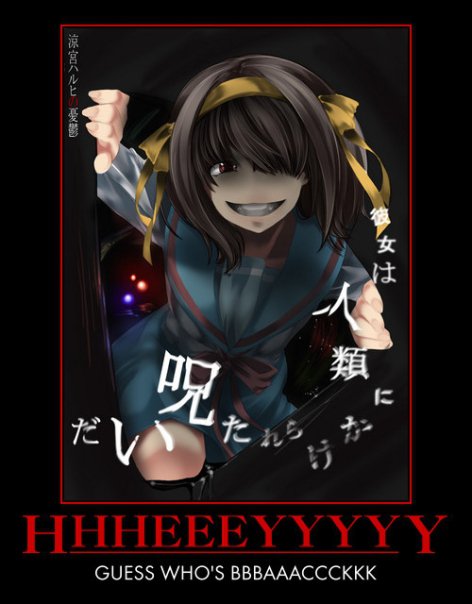 legendary anime girl - Haruhi from S.O.S. Brigade xDD