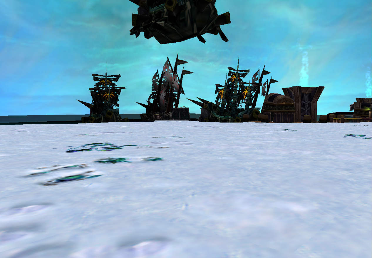 Legion King Al'ar's forces left Northrend for the assault.
Al'ar him self and the council are in the Air Ship.
