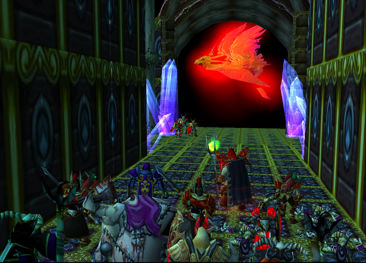 Legion_King Al'ar and Herosh reached the Tempest Keep, he just noticed that there's another Phoenix with the same name of Al'ar, so with such similar