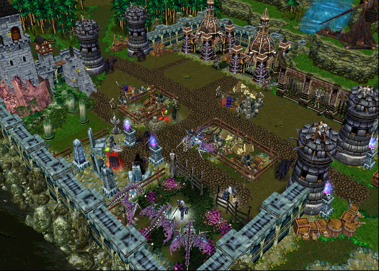 Legion_King Al'ar has established a forward base to the west of the World Tree, he says that he saw no Demons attacking to the north, but he didn't pa