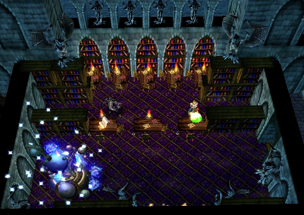 Library

The wizard tower magical area of the castle. Serves as a shop for magical stuff, like trinkets and potions.