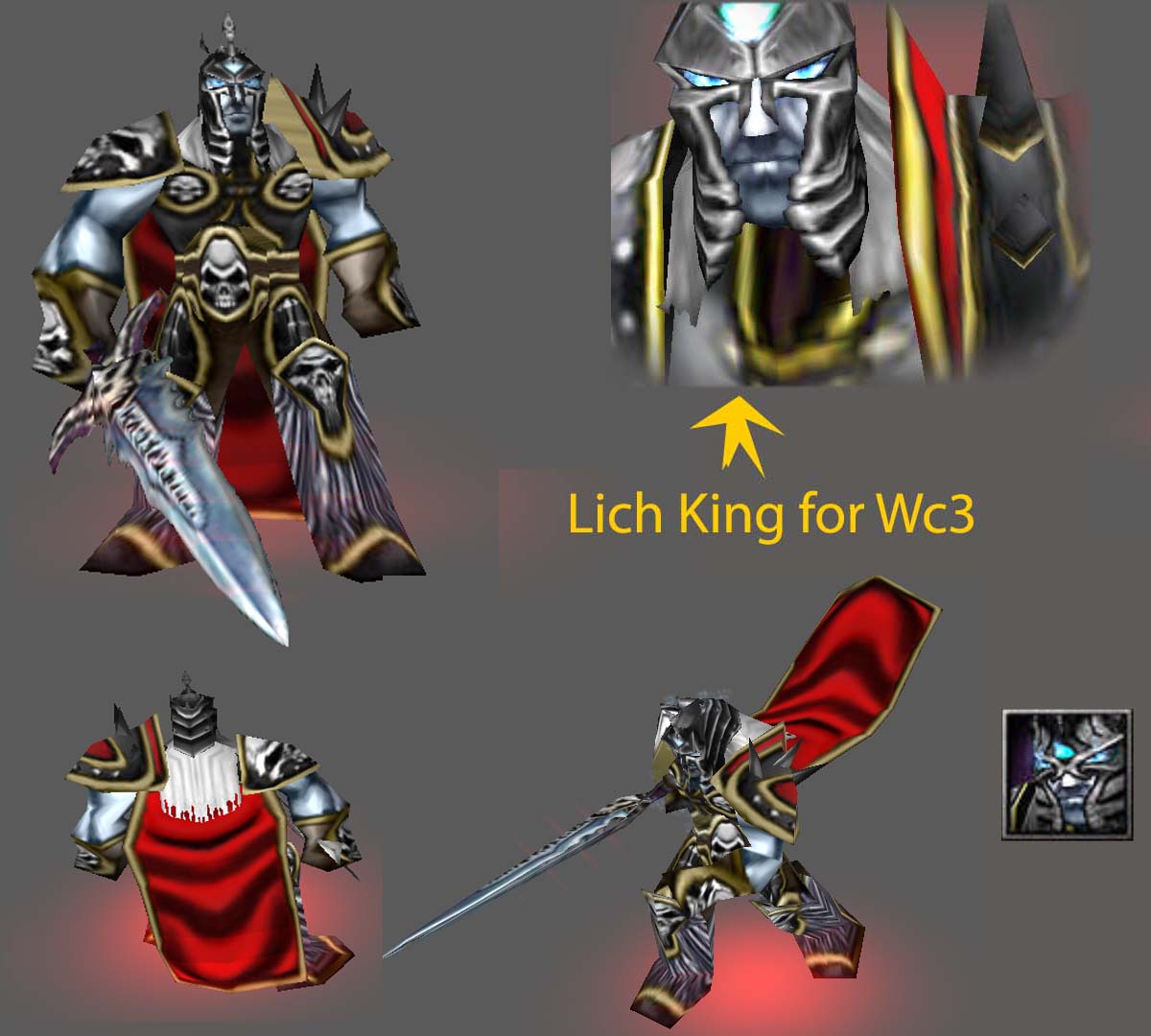 Lich King Arthas model wc3