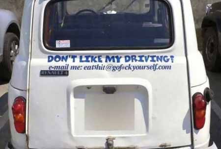Like my driving? :P