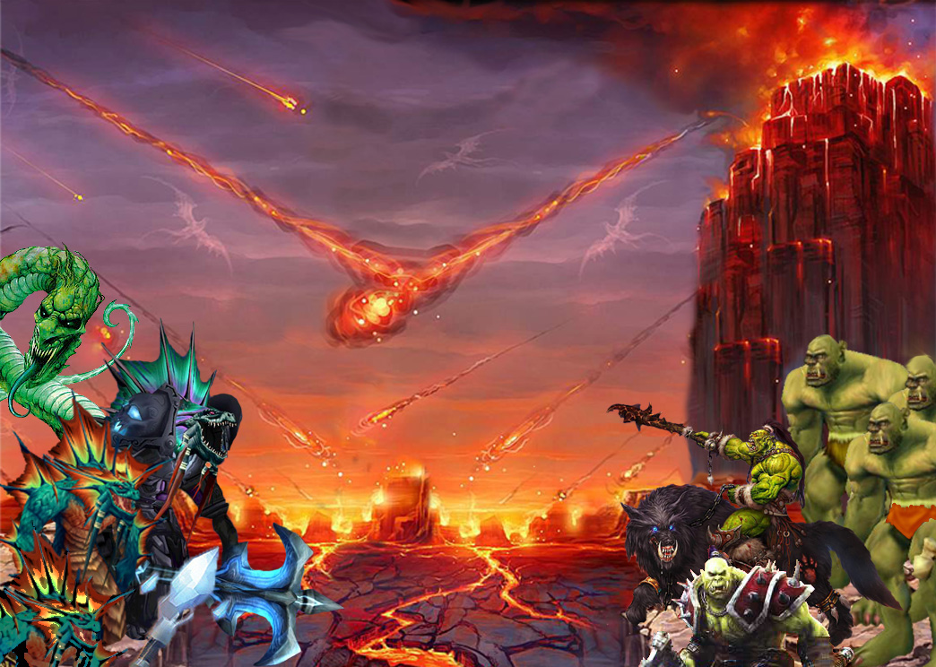 Loadingscreen Naga & Orc 2

Second Version of the Orc Naga Screen.

The units is pure crappy CnP, with some minor edits.

The Background is a re