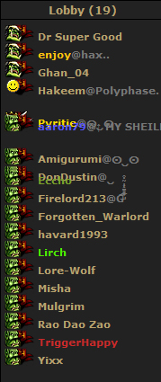 lobby got fucked up!

what was the problem? this: ⨀⏝⨀