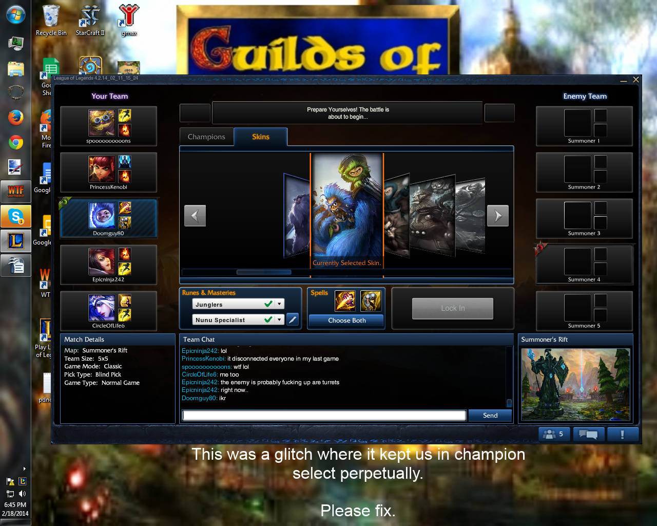 Lol Glitch