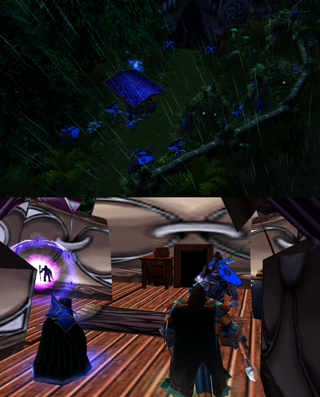 Lord Dragram and Moonlight Commander Einnor walked to his mansion, while the others found shelter other places in the streets of Fort Esirb'tan. Einno