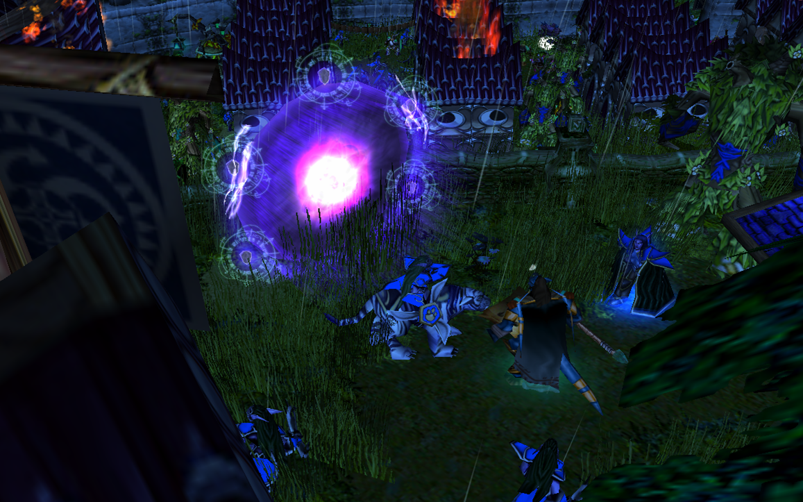Lord Dragram stood on the hill with Narahia and Einnor, overlooking the assault of their fort, but suddenly Dragram's pocket got hot, and he realized