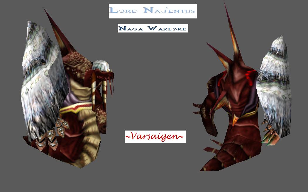 Lord Naj'entus comes from the deeps to lead the naga armies to claim the world of land-dwellers in the name of his Queen Ashara!
