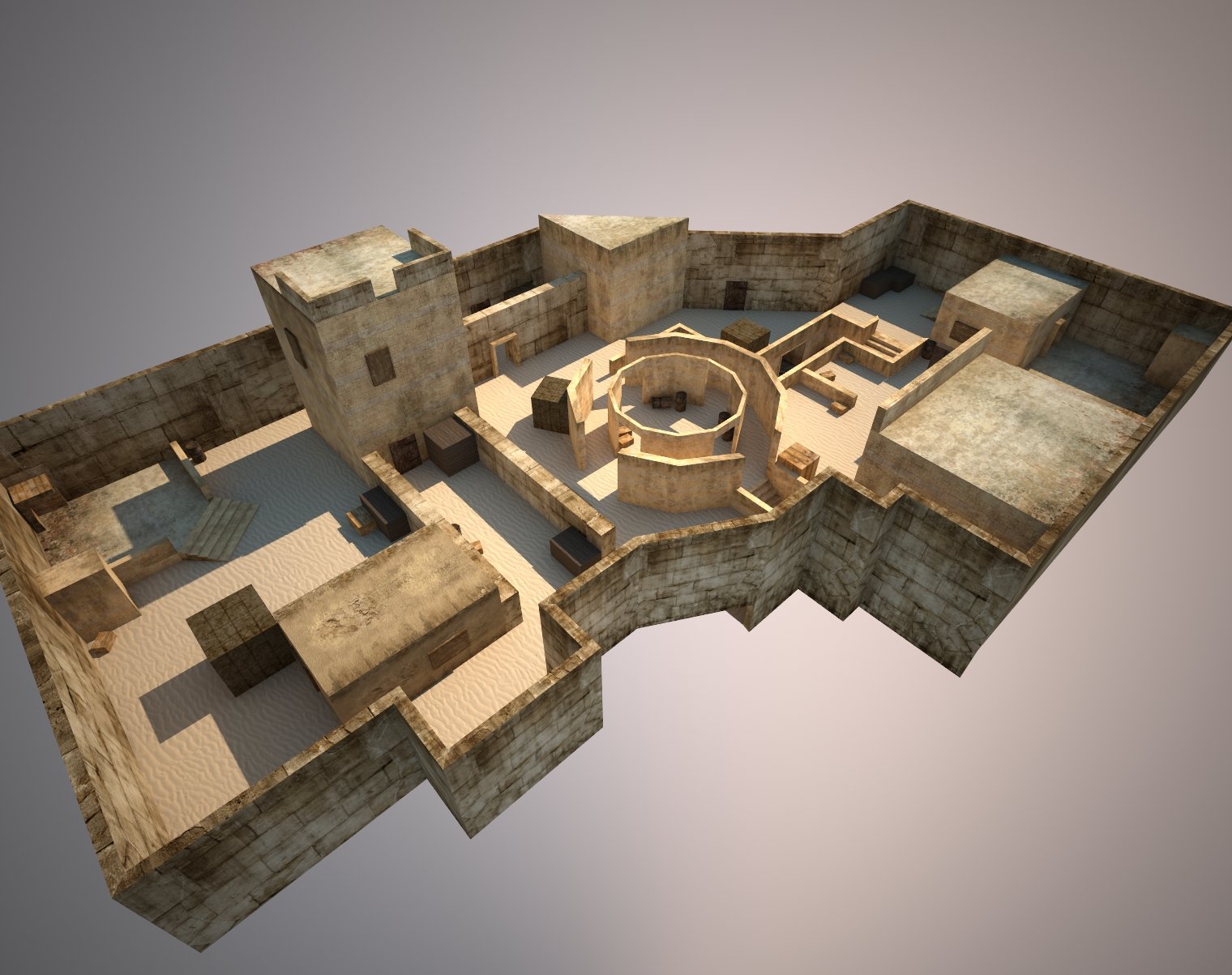 Low Poly Map 01