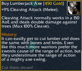 Lumberjack Axe