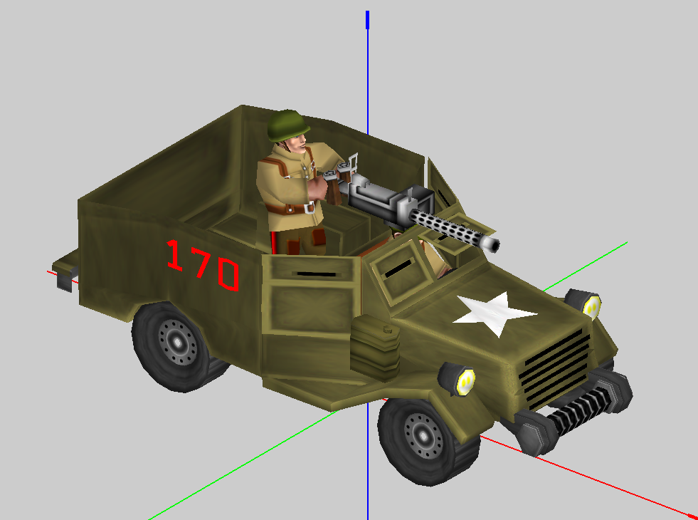 M3 Scoutt with test american texture