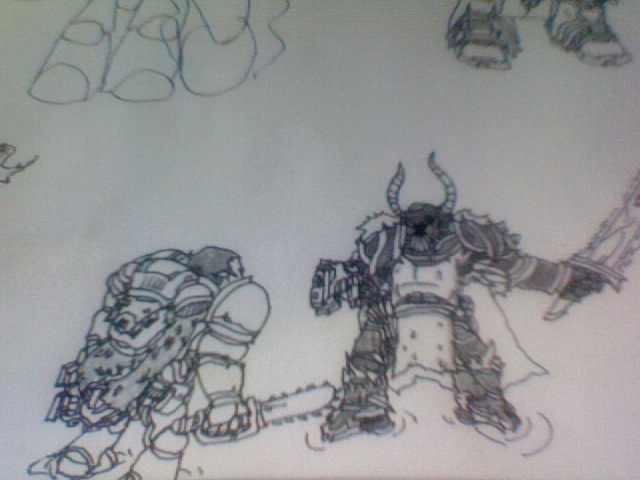 Maddox and Ragnar face off for the first time.
Thousand Sons vs. Space Wolves.